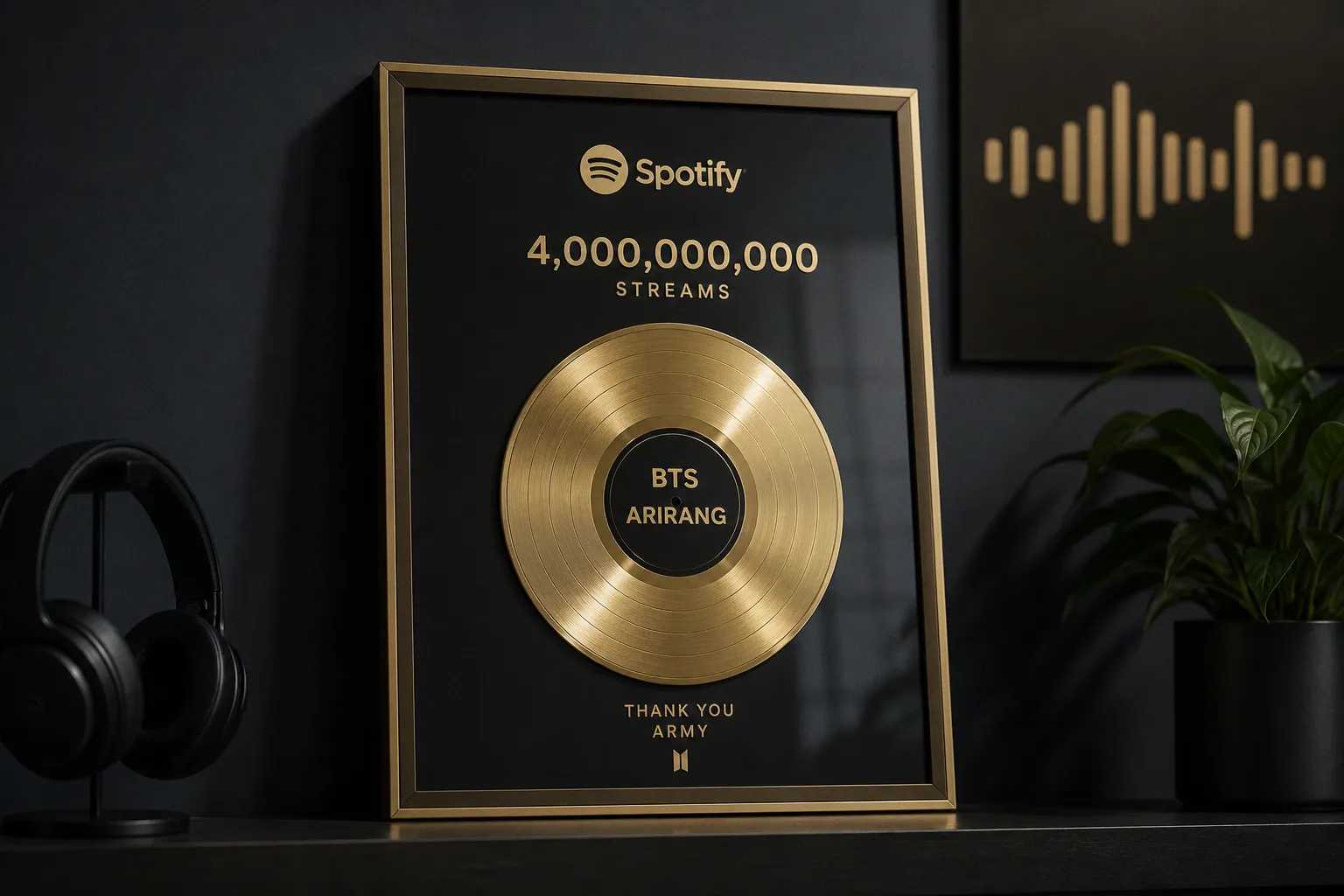 Альбом BTS «ARIRANG» преодолел отметку в 4 миллиарда прослушиваний на Spotify